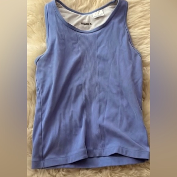 Blue tank with built in sports bra - Picture 1 of 1